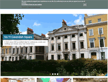 Tablet Screenshot of 11cavendishsq.com